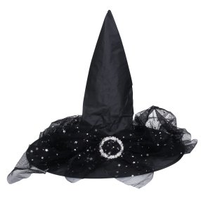 Set karneval - Čarodějnický klobouk 38x33 cm