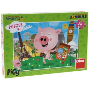 Dino - Pigy Puzzle 24 dílků