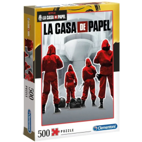 Clementoni - Puzzle 500 Netflix: Papírový dům