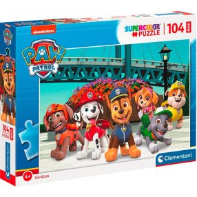 Clementoni - Puzzle Maxi 104 Tlapková Patrola