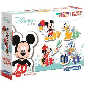Clementoni - Moje první puzzle 4v1 Mickey Mouse (3+6+9+12 dílků)
