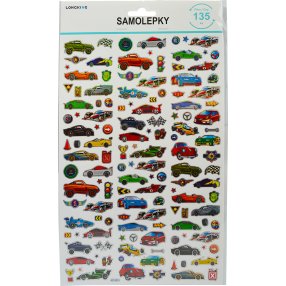 Samolepky - Závodní auta 100 ks