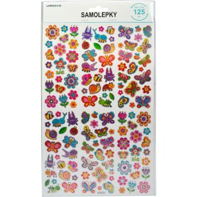 Samolepky - Louka plná života 100 ks