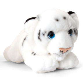 KEEL SW6163 - Signature Cuddle Wild bílý tygr 32 cm