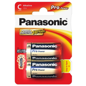 Panasonic - Alkalická malé mono baterie C 2ks