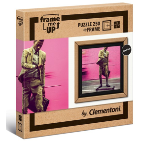 Clementoni 38501 - Puzzle 250 + rámeček Žít rychleji