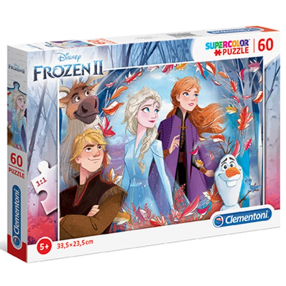 Clementoni 26058 - Puzzle Supercolor 60 Frozen 2