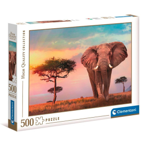 Clementoni 35096 - Puzzle 500 Africký západ slunce