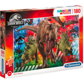Clementoni 29106 - Puzzle 180 Jurassic world
