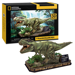 CubicFun - Puzzle 3D Tyrannosaurus REX 52 dílků
