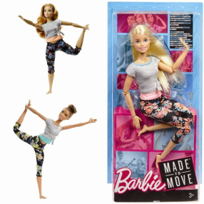 Barbie v pohybu 4 druhy