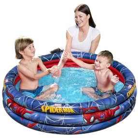 BESTWAY 98018 - Nafukovací bazén Spider-Man 3 pruhy průměr 122 x 30 cm