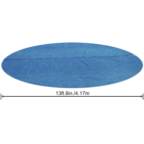 BESTWAY 58252 - Solarní plachta na bazén 417 cm modrá kulatá