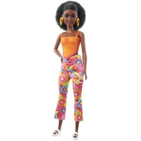 Barbie modelka - květinové retro