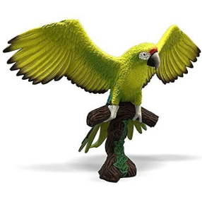Bullyland - Velký zelený papoušek
