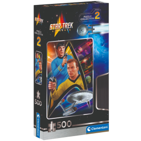 Clementoni 35141 - Puzzle 500 Star Trek: Kirk a Spock