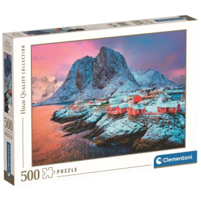 Clementoni 35144 - Puzzle 500 Vesnice Hamnøy