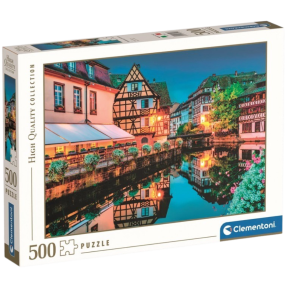 Clementoni 35147 - Puzzle 500 Štrasburk - Staré město