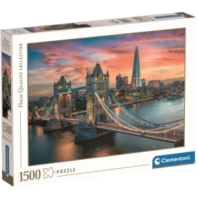 Clementoni 31694 - Puzzle 1500 Londýn za soumraku