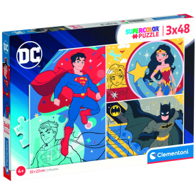 Clementoni 25272 - Puzzle 3x48 DC Comics
