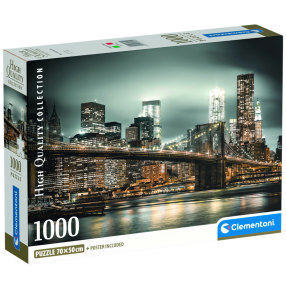 Clementoni 39704 - Puzzle 1000 New York skyline