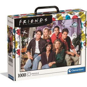 Clementoni - Puzzle 1000 v kufříku Friends