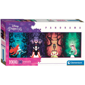 Clementoni - Puzzle Panorama 1000 Disney Princess