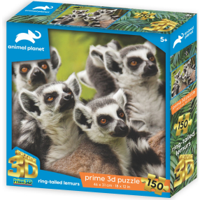 PRIME 3D PUZZLE - Lemur 150 dílků