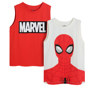 COOL CLUB - Chlapecké tričko bez rukávů 2ks Spider-Man vel.98