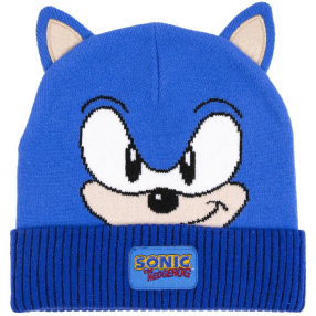 Cerdá - Zimní dětská čepice Sonic - Ježek Sonic