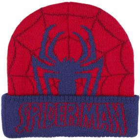 Cerdá - Zimní dětská čepice Spider-Man - Logo