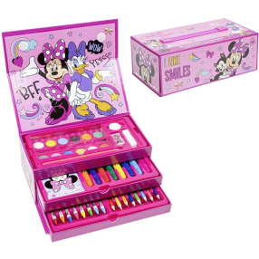 Cerdá - Kreslící souprava Disney Minnie v praktickém kufříku