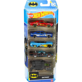 Hot Wheels autíčka DC Batman 5 ks