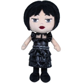 Wednesday Addams plyšová postavička plesové šaty 33cm