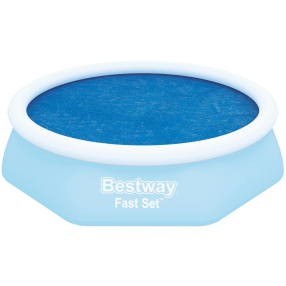 BESTWAY 58060 - Solarní plachta na bazén 210 cm modrá kulatá