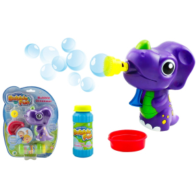 Bubble Fun Bublifuk Dinosaurus s náplní 60 ml - fialový