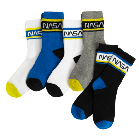 COOL CLUB - Chlapecké ponožky 5ks NASA 40-42