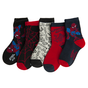 COOL CLUB - Chlapecké ponožky Spider-Man 5ks vel. 28_30