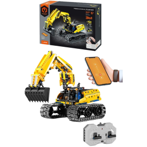 MECHANICAL MASTER - Stavebnice 3v1 R/C Stavební stroje & Robot 430 ks