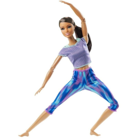 Barbie v pohybu - Tmavovláska ve fialovém topu