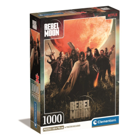 Clementoni 39865 - Puzzle 1000 Netflix rebel moon - Compact