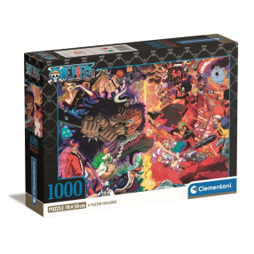 Clementoni 39922 - Puzzle 1000 One Piece - Compact
