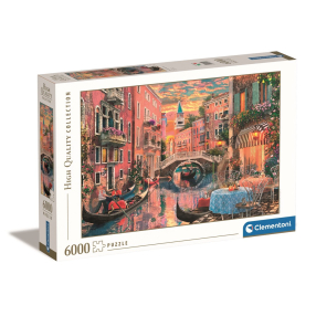 Clementoni - Puzzle 6000 Západ slunce v Benátkách