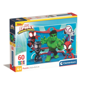 Clementoni 26595 - Puzzle 60 Marvel Spidey
