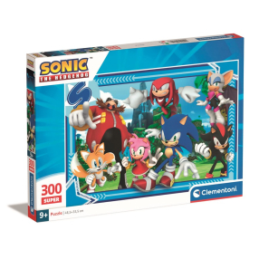 Clementoni 21729 - Puzzle 300 Super Sonic