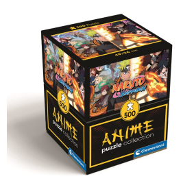 Clementoni - Puzzle 500 Anime Cube Naruto Shippuden