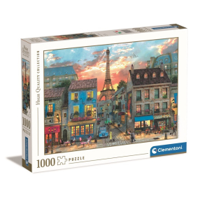 Clementoni 39820 - Puzzle 1000 Ulice v Paříži