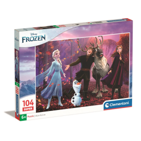 Clementoni 25771 - Puzzle 104 super Disney Frozen