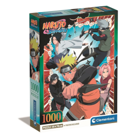 Clementoni - Puzzle 1000 Naruto Shippuden II - Compact