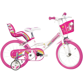 DINO Bikes - Dětské kolo 16" - Jednorožec 2019